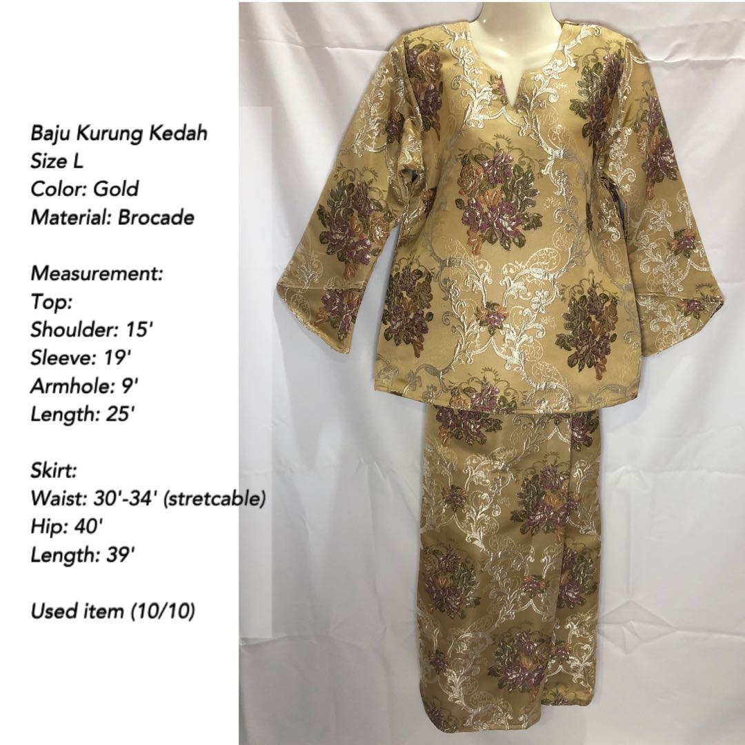 Baju Kurung Kedah Moden Muslimah Fashion Two Piece On Carousell