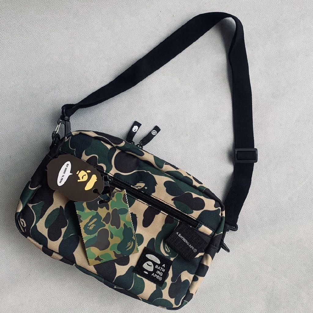 bape camo sling bag
