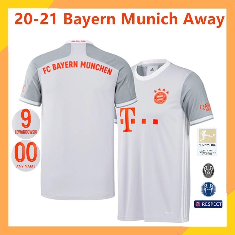 Bayern Munich Away Kit 20 21 Football Jersey Sports Sports Apparel On Carousell