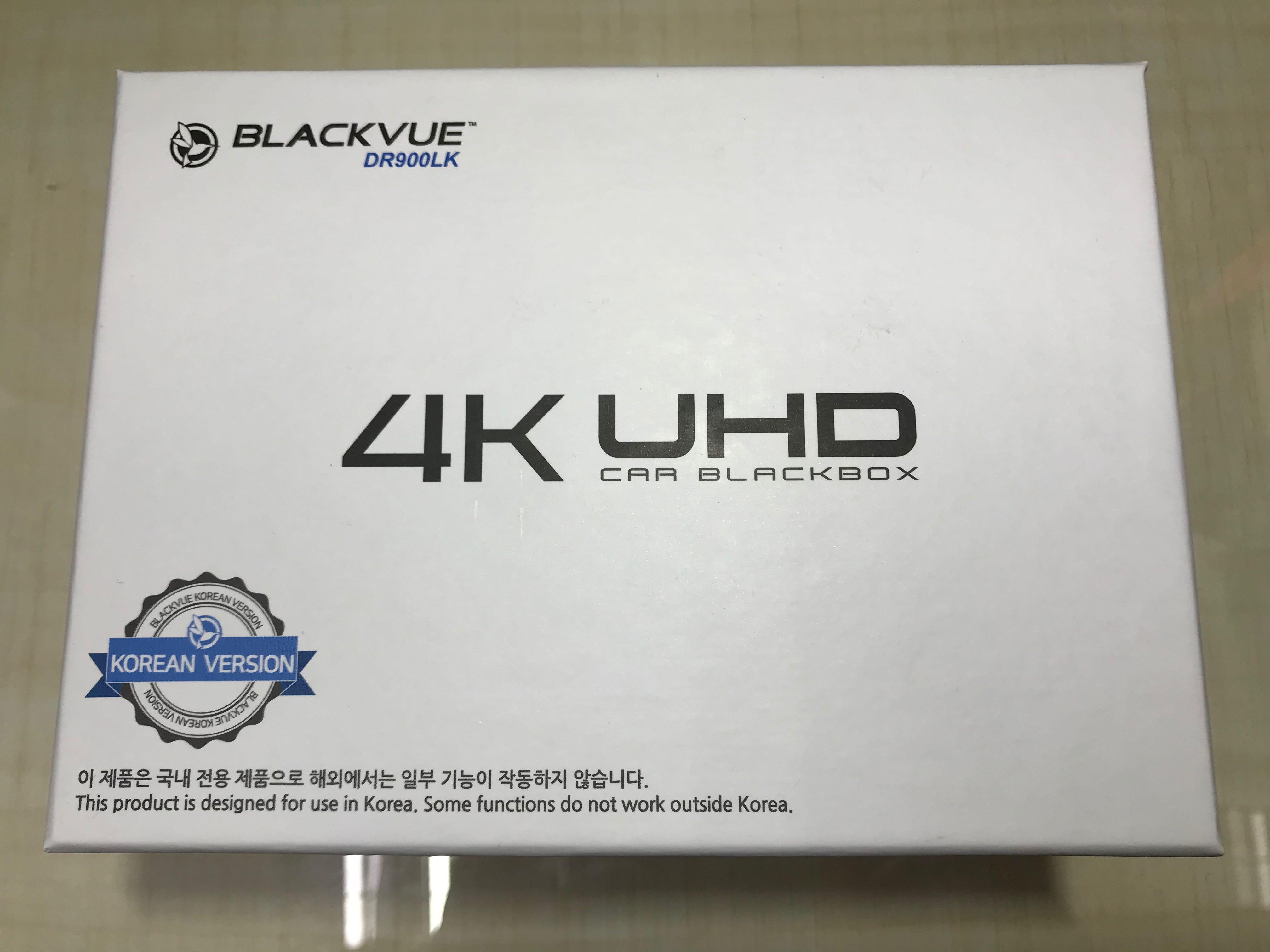 Blackvue Dr900lk 2ch 4kuhd Korea Set Price Reduced Car Accessories Accessories On Carousell