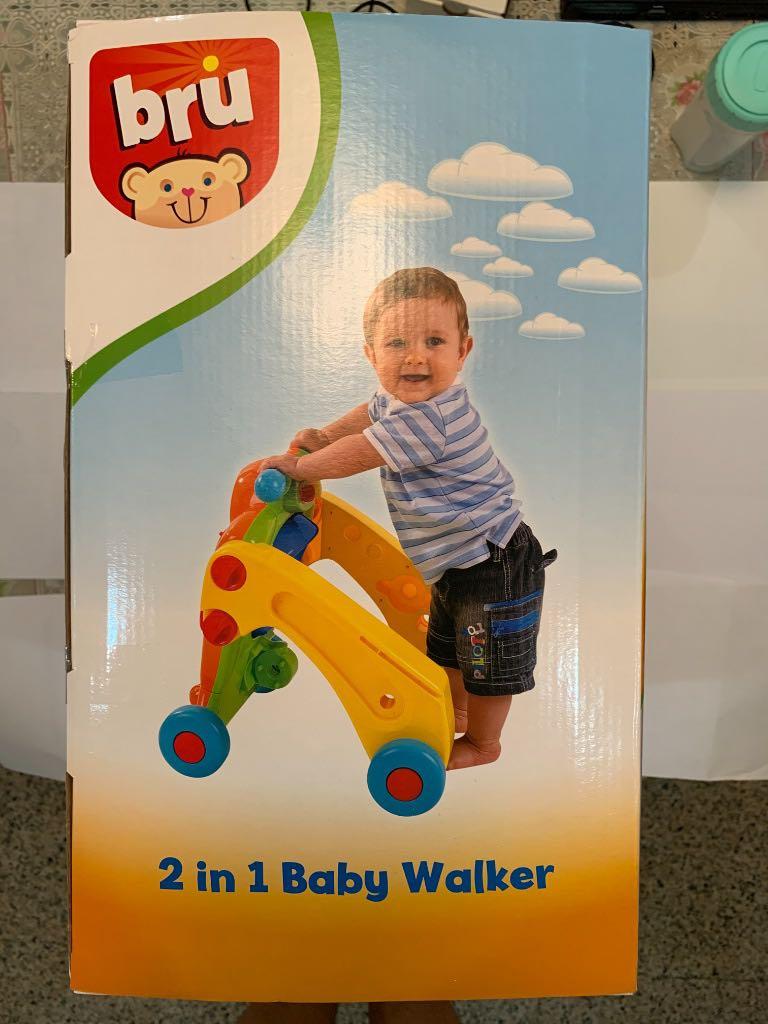 BRU 2 IN 1 BABY WALKER Babies Kids Infant Playtime on Carousell