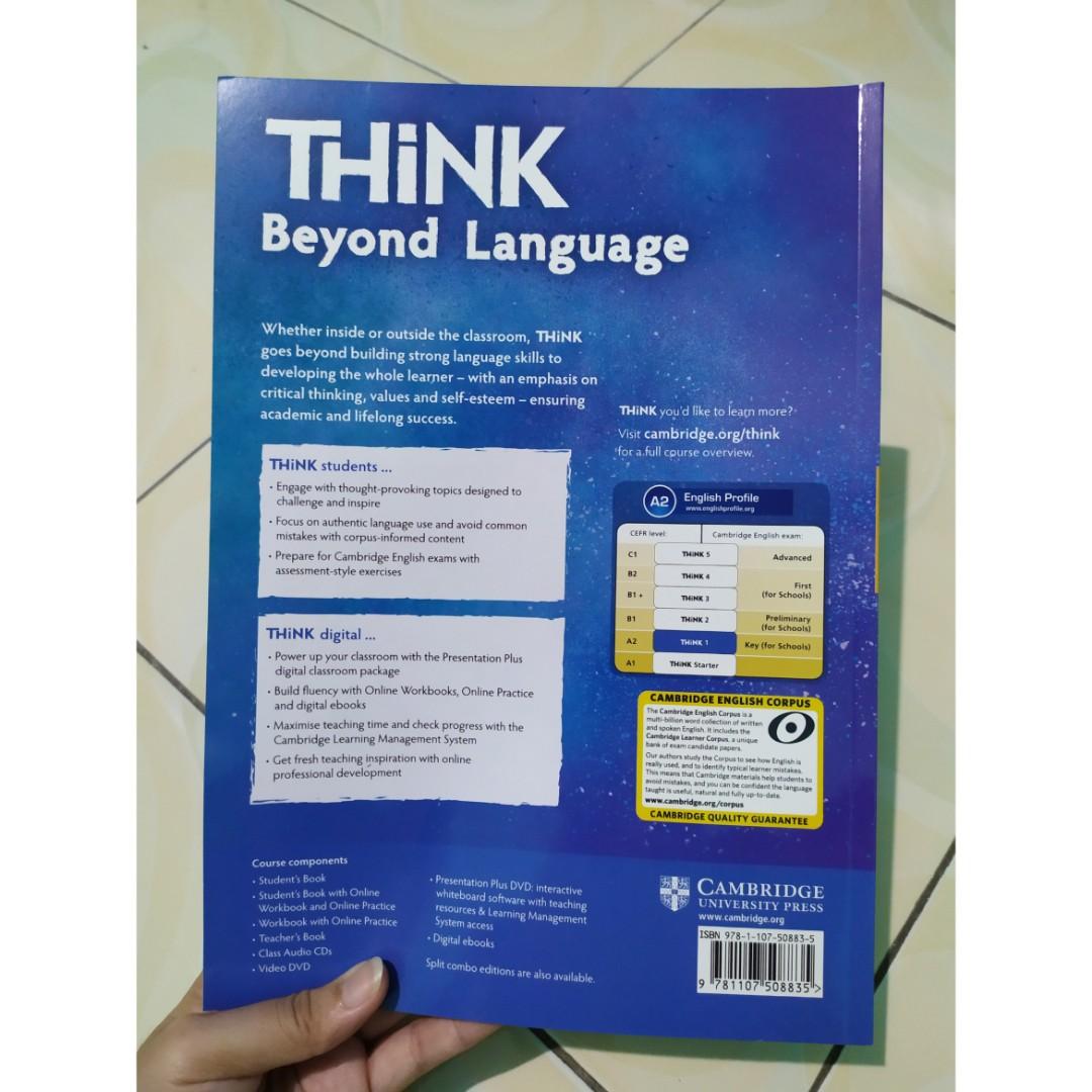 Buku Baru Think Workbook 1 Cambridge A2 English Profile Isbn 978 1 107 50883 5 Buku Alat Tulis Buku Pelajaran Di Carousell