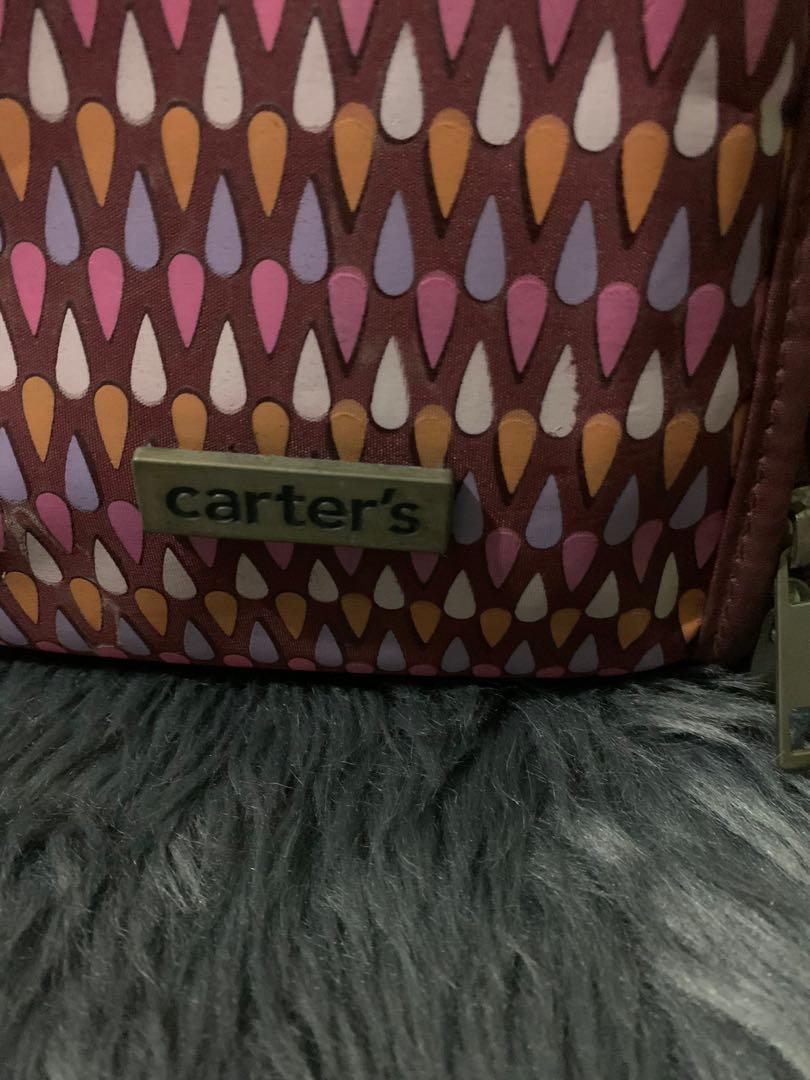 Carters Baby bag (Category: Carriers & Slings) located in Pasig City. Submitted by ilmsf (Listing ID 1035827318, Image 2). Description: Rarely used na stock need clean Buy at your own risk . No Return No Exchanges and Refund Policy - .