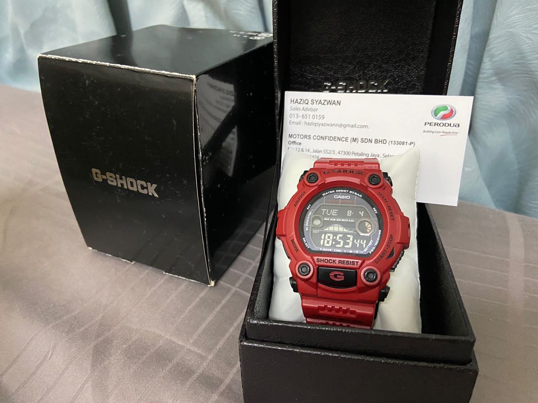 Casio G-SHOCK GW-7900RD used, Men's Fashion, Watches  Accessories, Watches  on Carousell