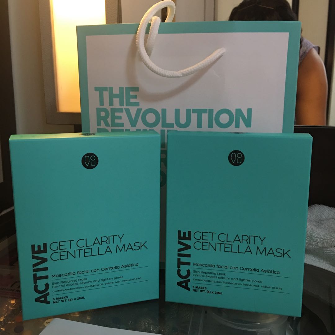 Centella face mask, Health & Nutrition, Face Masks & Face Shields on
