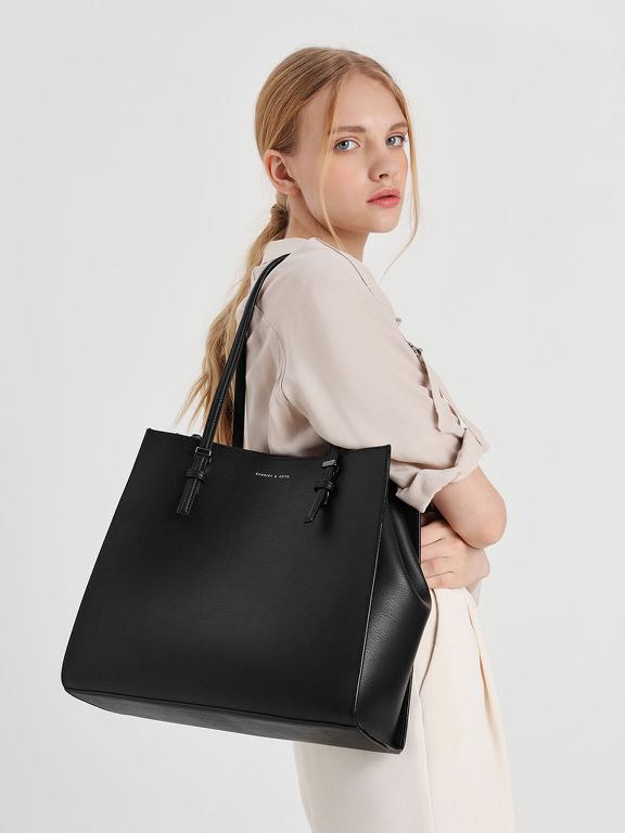 charles and keith double handle bag