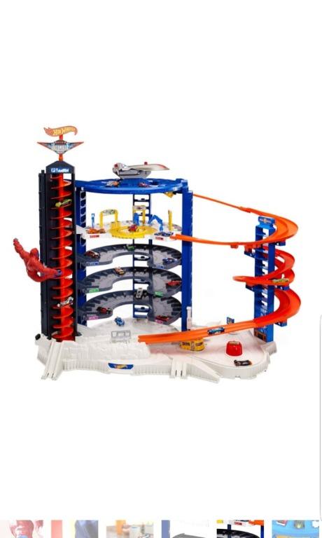 Hot Wheels Super Ultimate Giant Jumbo Garage Race Track Playset Branded Exterior Packaging Hobbies Toys Toys Games on Carousell