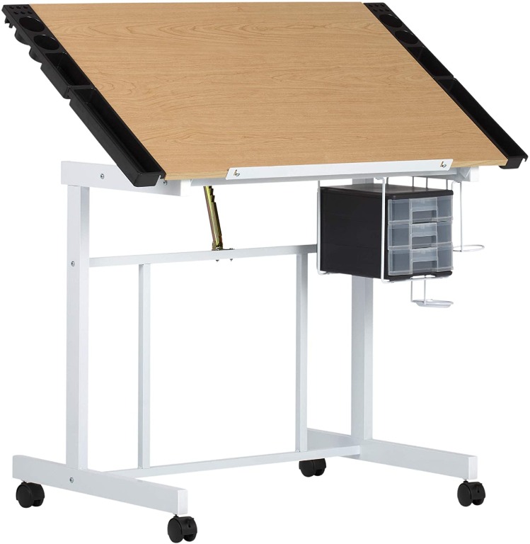Studio Designs Deluxe Craft Station, Top Adjustable Drafting Table ...
