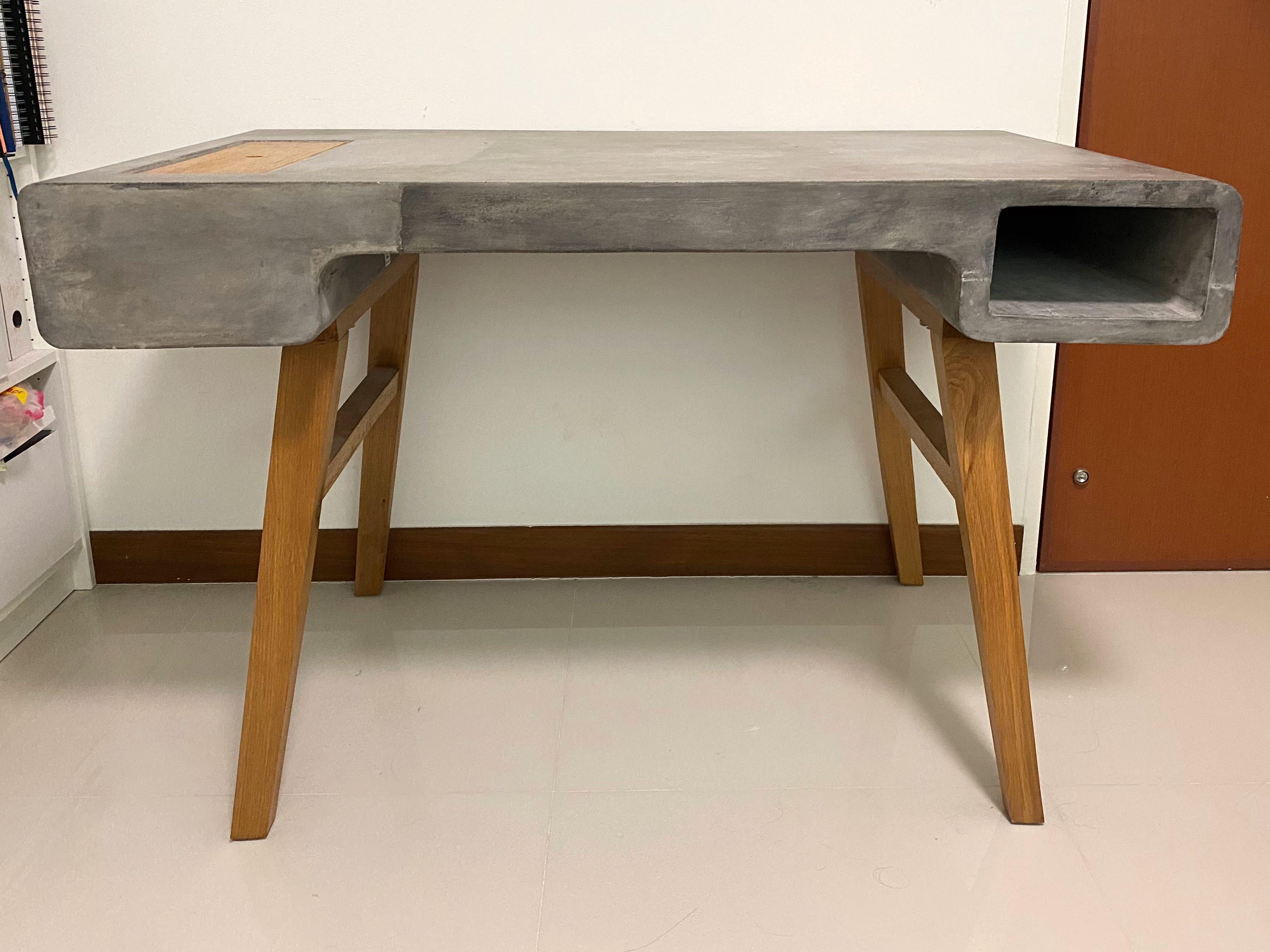 Concrete study table hotsell