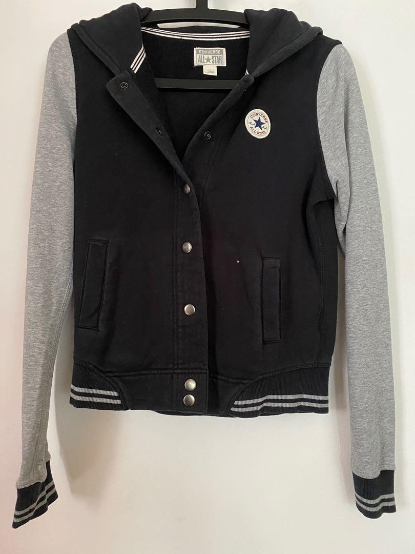 Converse All Star Bomber Jacket Cotton Women s Fashion Coats Jackets and Outerwear on Carousell