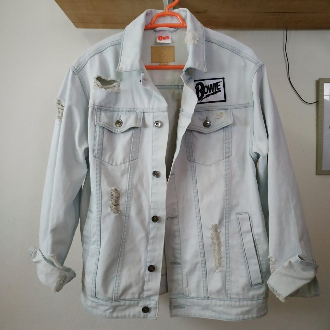 Panic at the disco white jean jacket sales