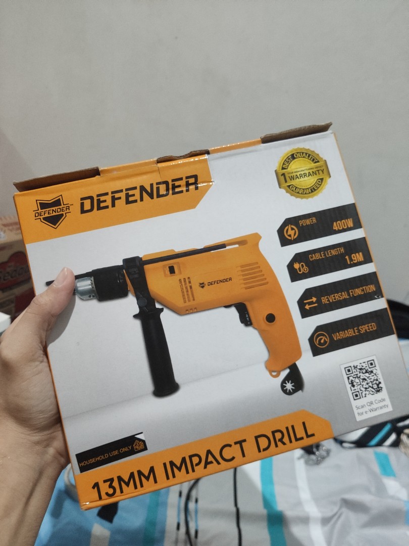 Defender 13MM Impact Drill RM60 New Hobbies Toys
