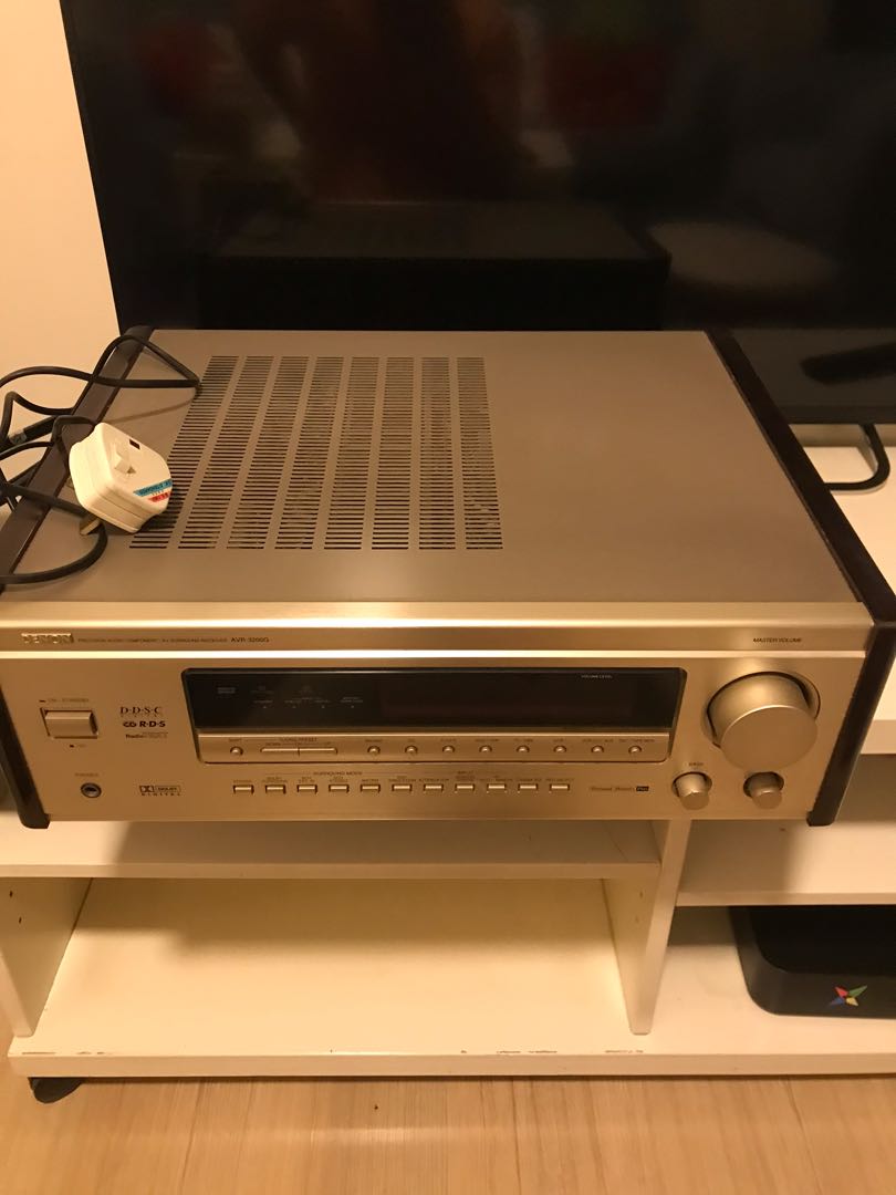 引取OK〙超希少 取説2点リモコン付き DENON AVR-3200/ 97年 - アンプ