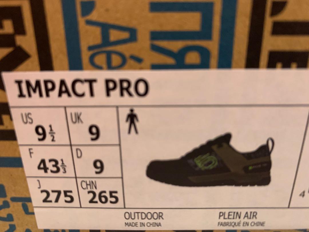 FIVE TEN IMPACT PRO MEN'S MOUNTAIN BIKE SHOE (US 9.5), Sports Equipment,  Bicycles \u0026 Parts, Bicycles on Carousell