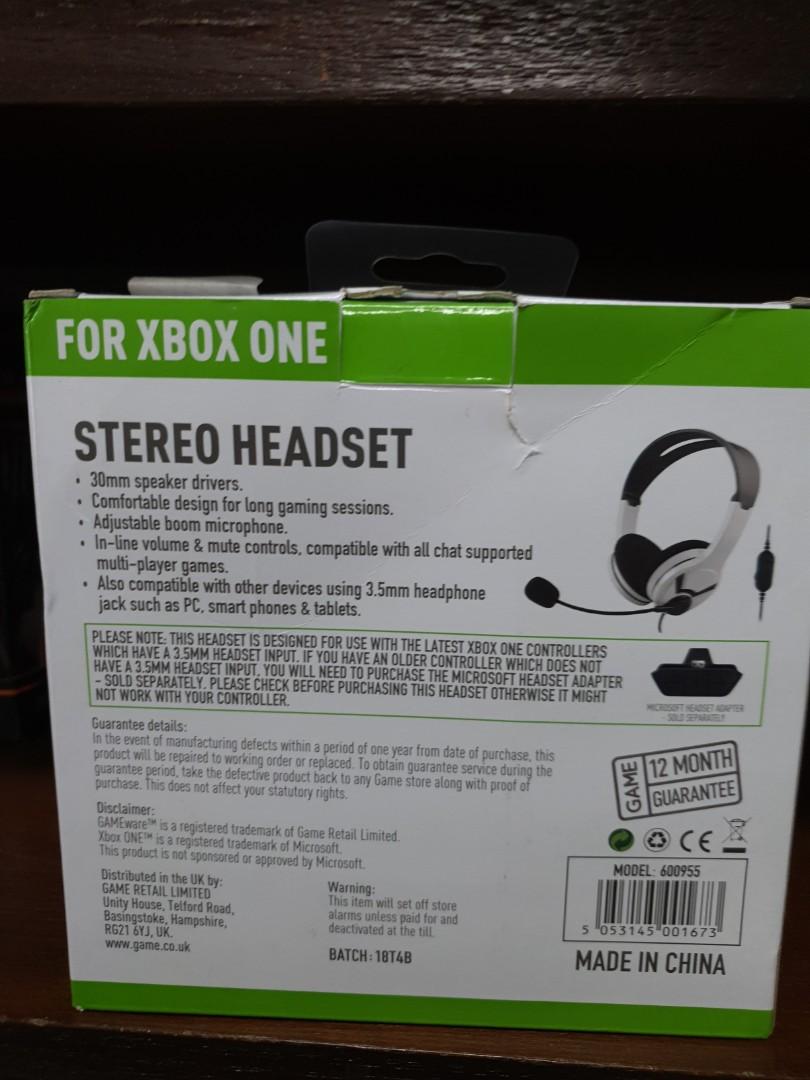 Gameware xbox one headset deals