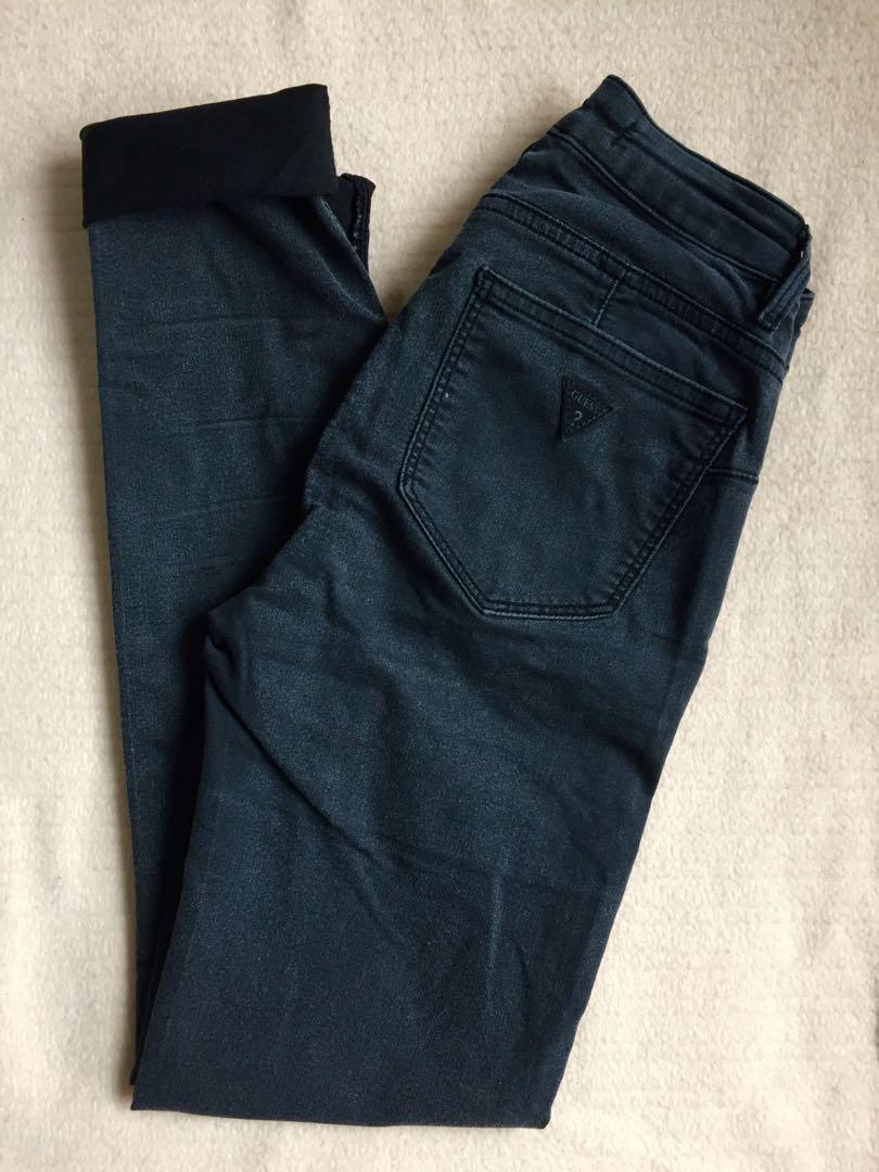 guess leather shorts