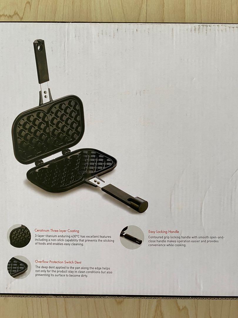 HAPPYCALL Double Pan Waffle Maker (Made In Korea), Furniture & Home