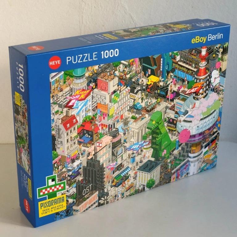 HEYE Jigsaw Puzzle 1000 pcs - Berlin eboy Pixdrama Berlin - Price ...