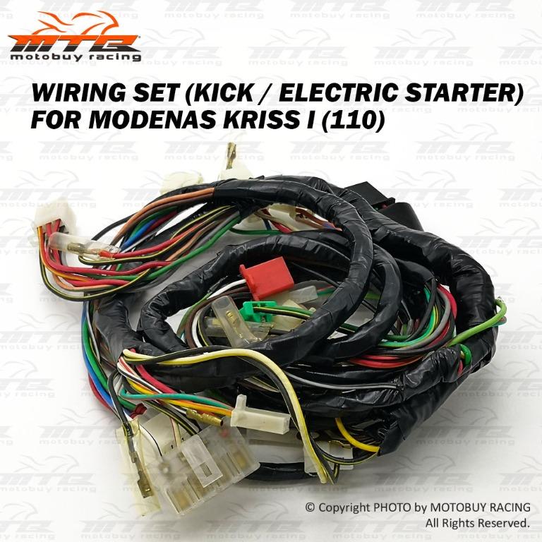 HIGH QUALITY WIRING SET FOR MODENAS KRISS I (110), Auto Accessories on