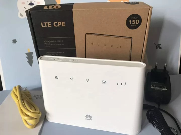 huawei b310 4g lte sim card wifi modem router hotspot with antenna 90 new