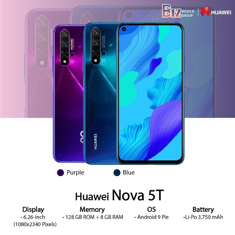 huawei nova 5t 128gb original new set malaysia