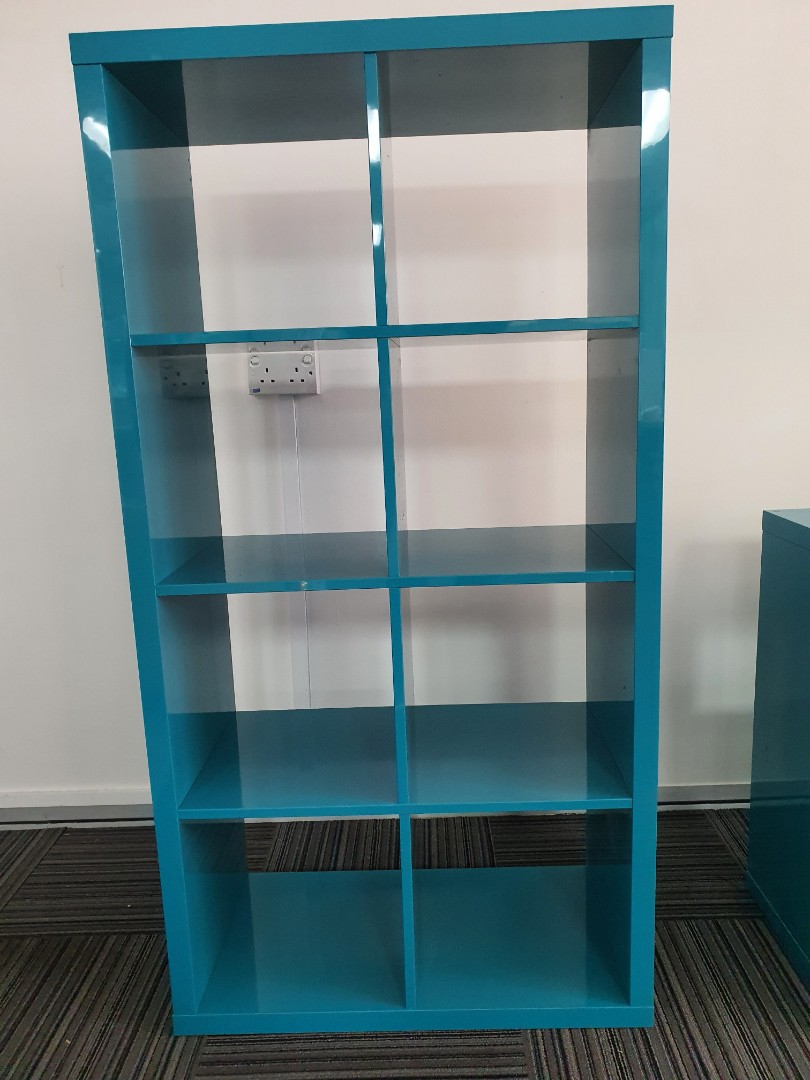 Ikea KALLAX turquoise color, Furniture & Home Living, Furniture