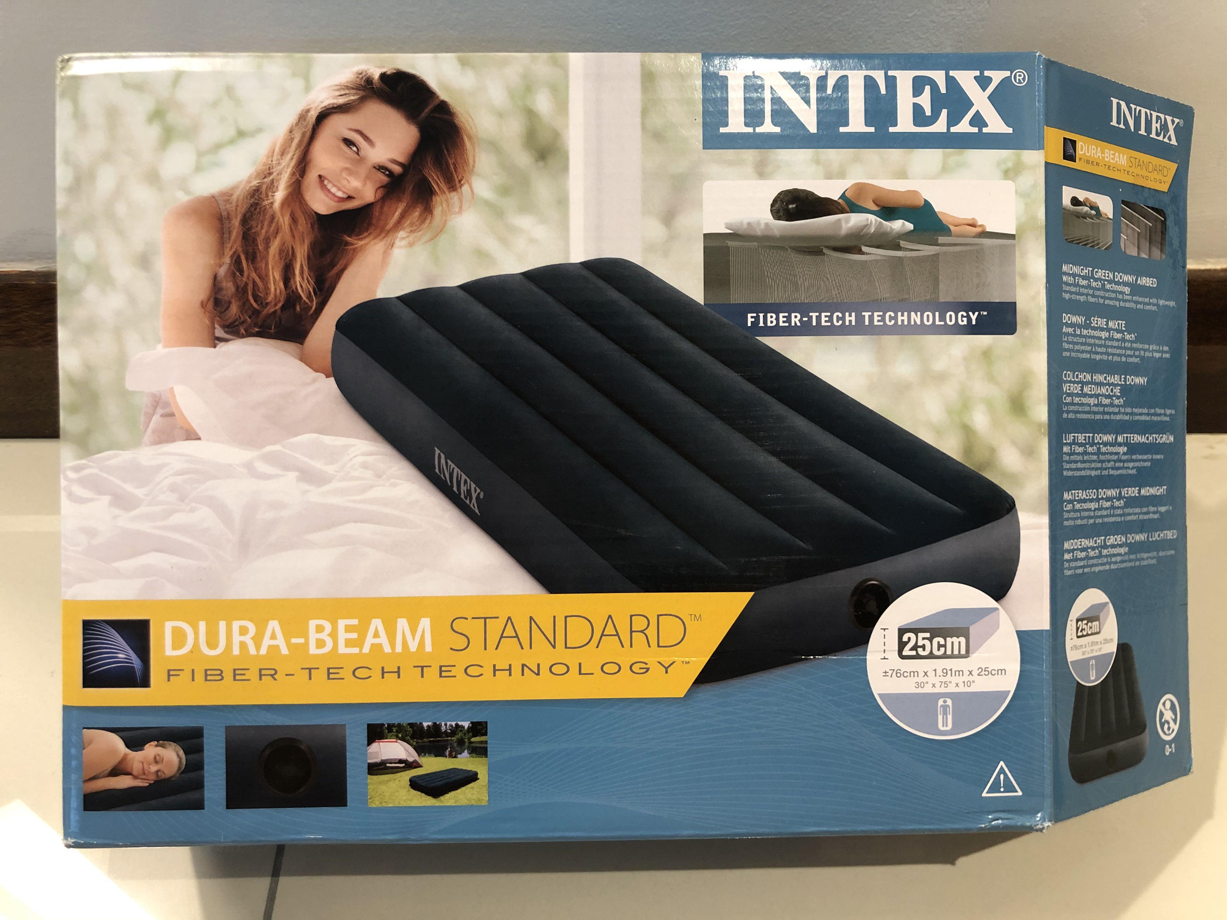 Inflatable mattress Dura Beam Standard (Intex), Furniture & Home Living, Furniture, Bed Frames