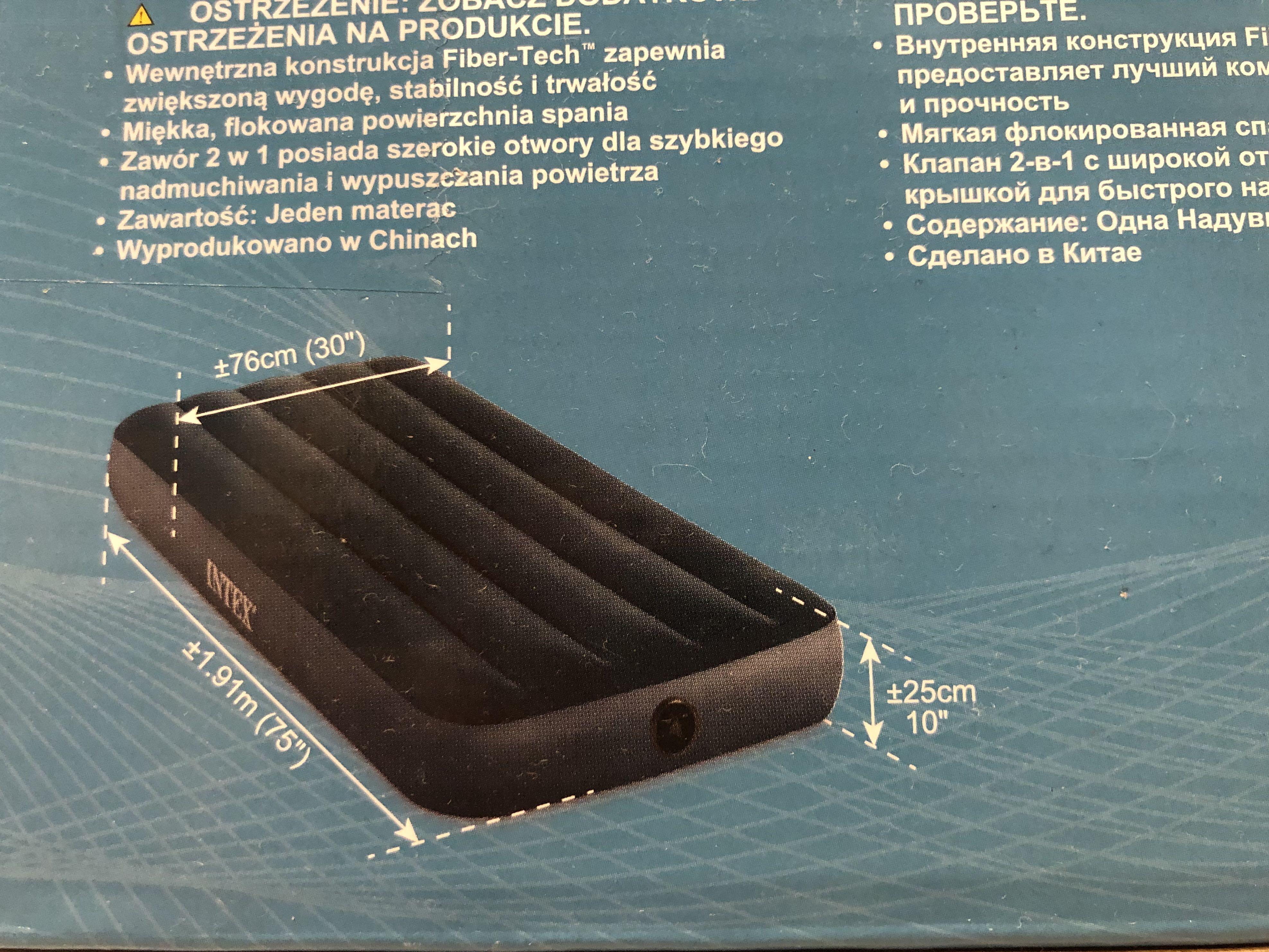 Inflatable mattress Dura Beam Standard (Intex), Furniture & Home