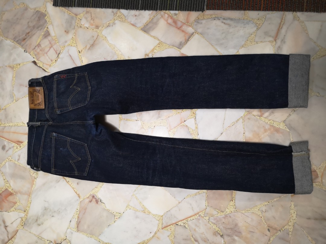 Iron heart jeans 18 oz raw denim, Men's Fashion, Bottoms, Jeans on