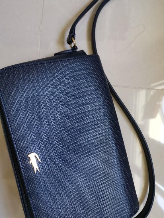navy blue lacoste bag
