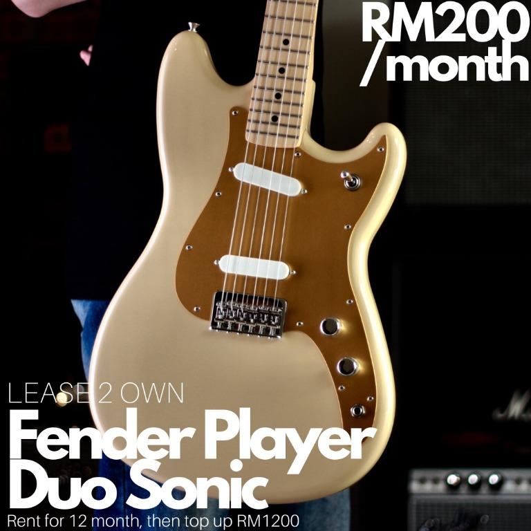 Lease 2 Own Fender Player Series Duo Sonic Desert Sand Mexico Music Media Music Instruments On Carousell