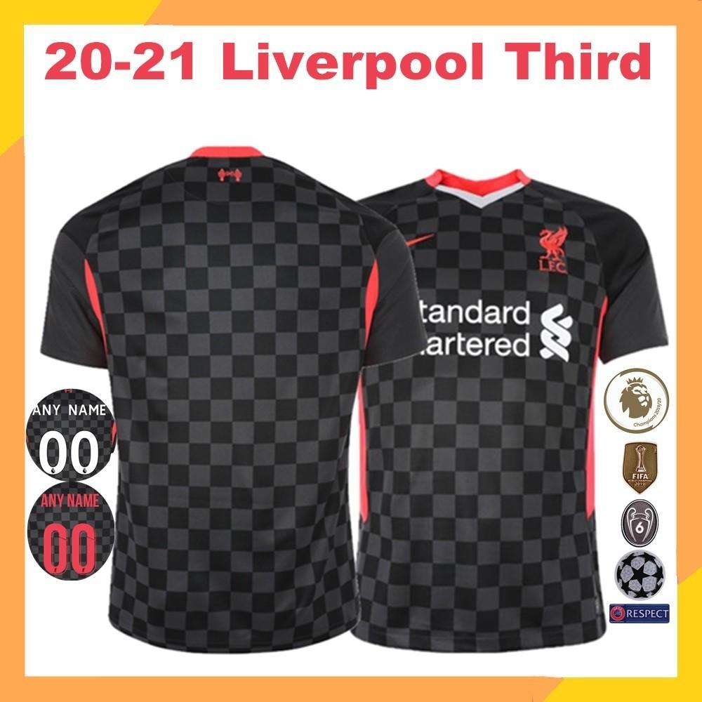 Liverpool Third Kit 20 21 Football Jersey Sports Sports Apparel On Carousell