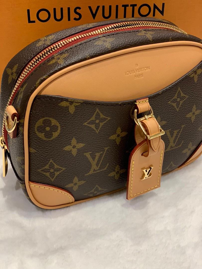 Louis Vuitton Monogram Canvas Deauville Mini Shoulder Bag (SHF-Y7tl7f)