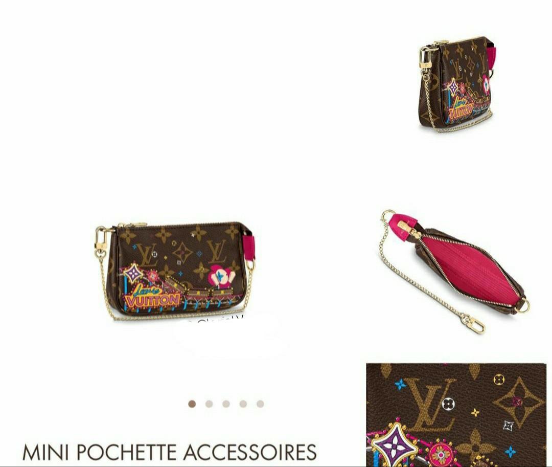 LV Louis Vuitton mini Pochette 2020 limited edition xmas x&#39;mas Christmas, Luxury, Bags & Wallets ...