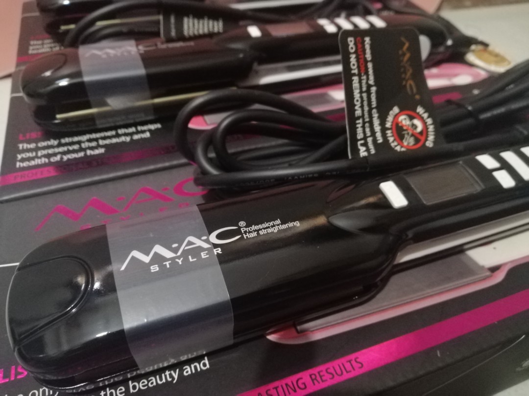 mac professional hair straightener