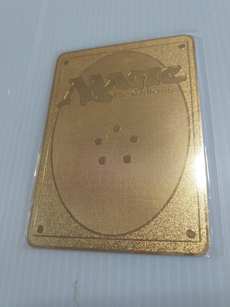 mtg gold metal cards Stainless Steel Monarch Token never imagining the sinister fate they foretold. GOLD Timetwister metal collector's Replica