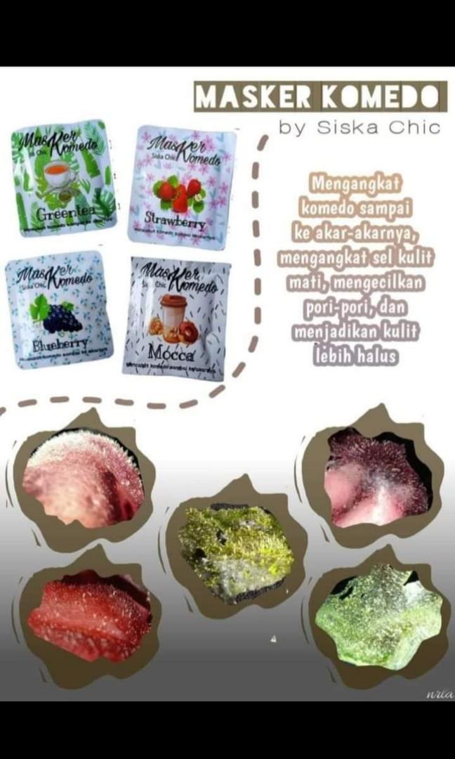 Masker Komedo Siska Chic Kesehatan Kecantikan Kulit Sabun Tubuh Di Carousell