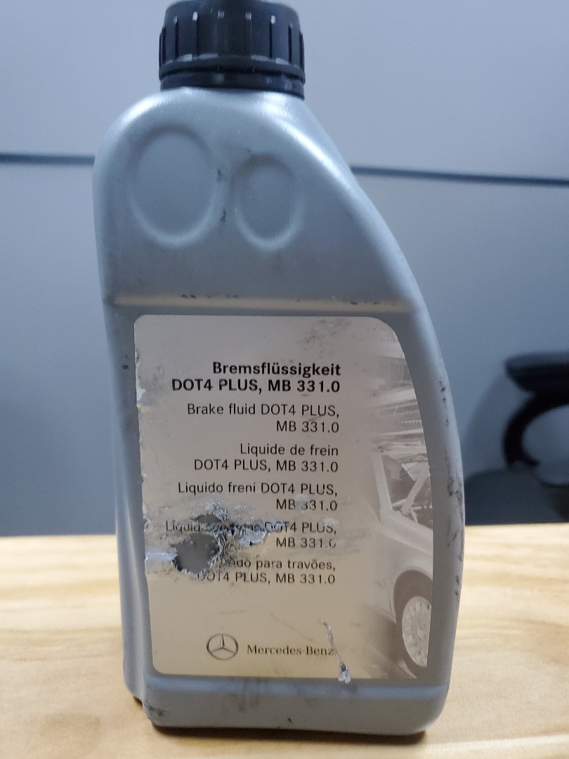Dot 4 brake fluid mercedes clearance