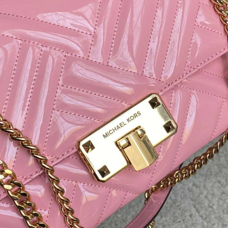 Michael kors peyton medium patent shoulder bag best sale