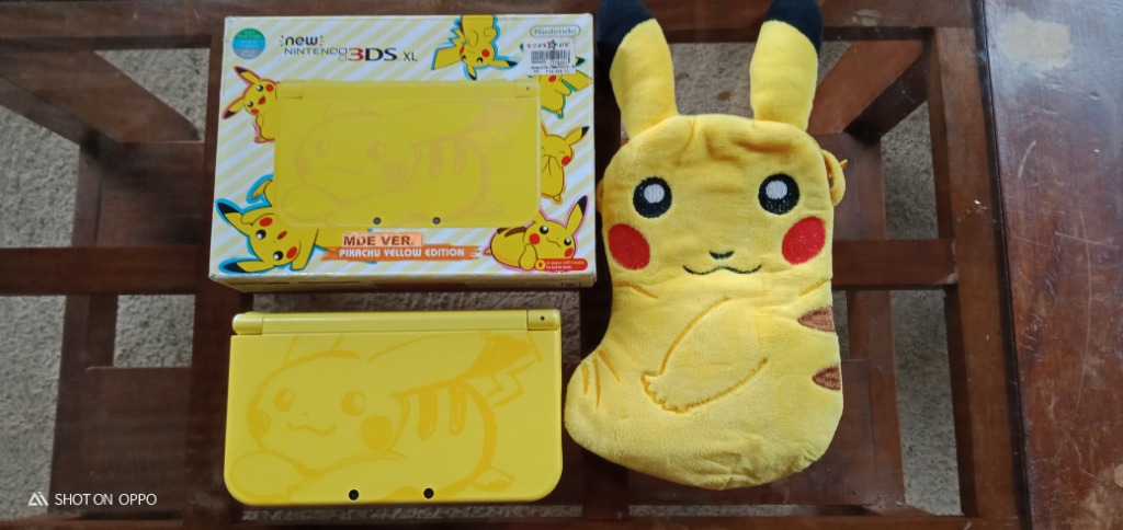New Nintendo 3ds Xl Pikachu Edition Not Yet Cfw Video Gaming Video Game Consoles Nintendo On Carousell