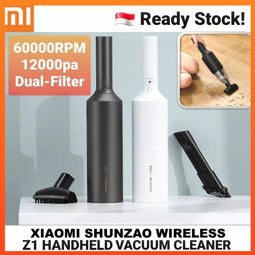 Great Deal Xiaomi Mijia Shunzao Z1 Wireless Portable Mini Handheld Vacuum Cleaner 12000pa 60000rpm Electronics Others On Carousell