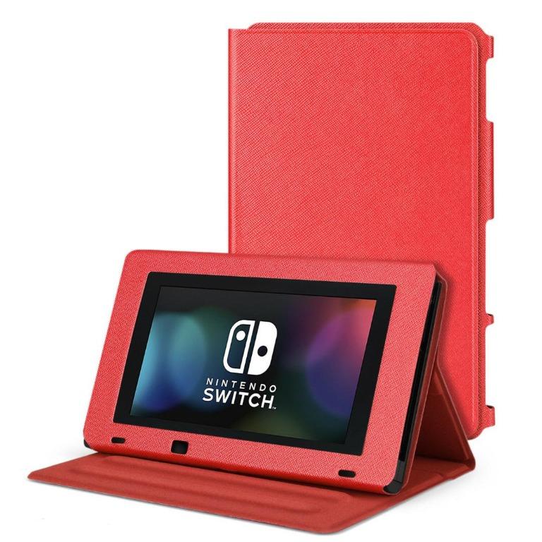 Leather case with stand for nintendo switch store