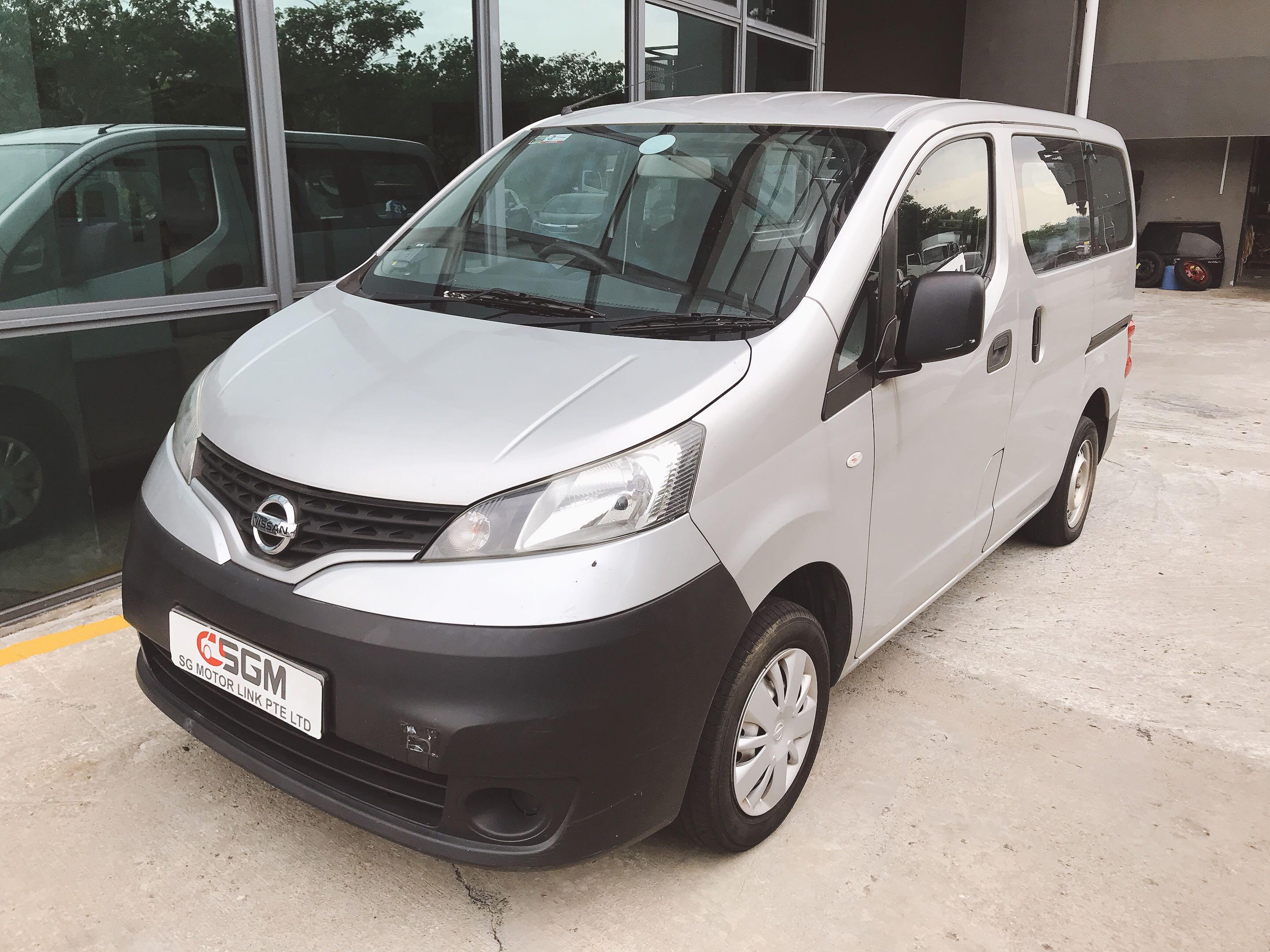 pre reg nissan nv200