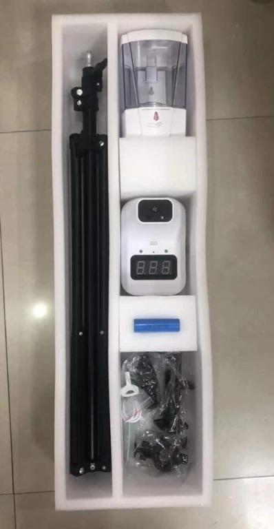 Non Contact Digital Thermometer with Alcohol Dispenser (Category: Other Kitchen Appliances) located in Manila. Submitted by sportshubb (Listing ID 1035850301, Image 1). Description: Non Contact Digital Thermometer with Alcohol Dispenser Includes: Digital Non Contact Thermometer, Alcohol Dispenser, Stand Price: 4000 Wholesale price: 3800 (minimum of 2pcs) FB Page: Facebook.com/sportshubb 09553905436 - Globe 09558494266 - Globe 09507383831‬ - Smart