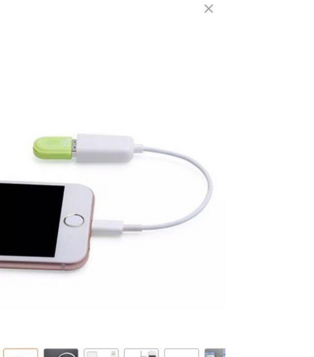 OTG for iPhones (Category: Portable Audio Accessories) located in Mandaluyong City. Submitted by prince_888 (Listing ID 1035846406, Image 3). Description: Bought lots and it works fine so I don’t think i need extras. It’s a habit of mine😁.