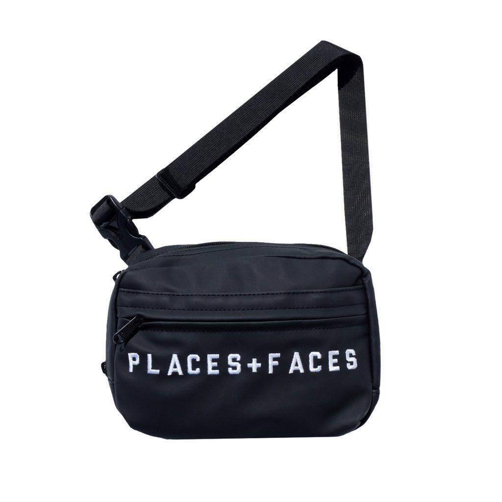 PLACES FACES OG FAUX LEATHER POUCH BAG Men s Fashion Bags