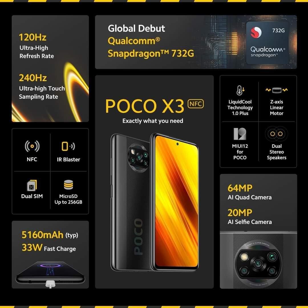 Poco X3 Nfc Sealed Box Cobalt Blue Mobile Phones Tablets Android Phones Xiaomi On Carousell