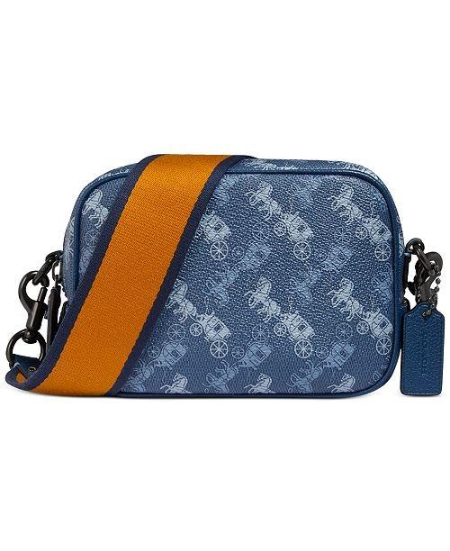 Coach camera bag blue best sale