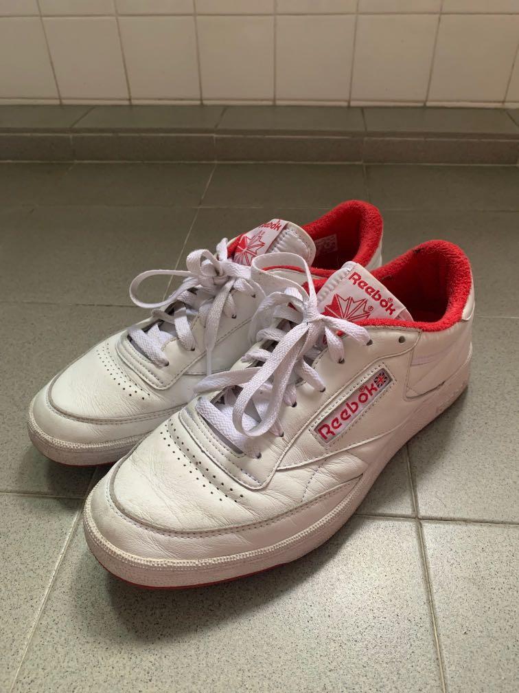 reebok club c red