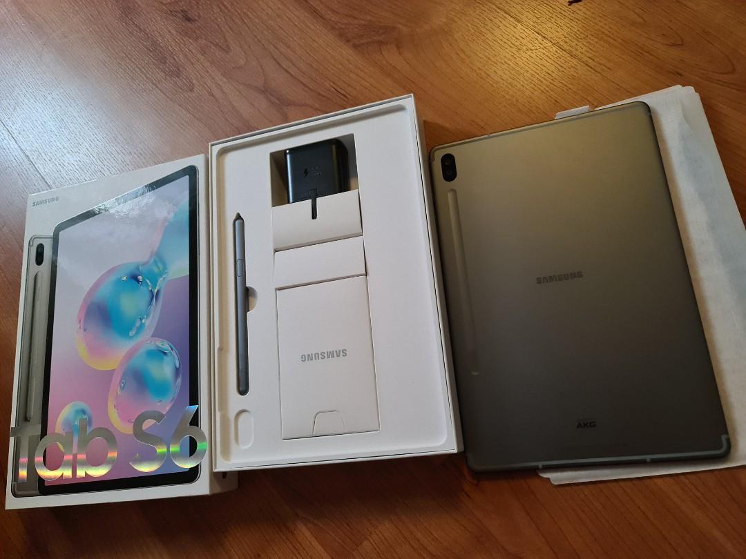 Samsung Galaxy Tab S6 128gb Lte Full Set Mobile Phones Tablets Tablets On Carousell